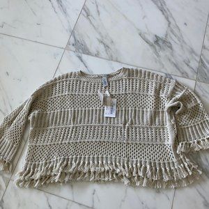 Autumn Cashmere Fringed Sweater